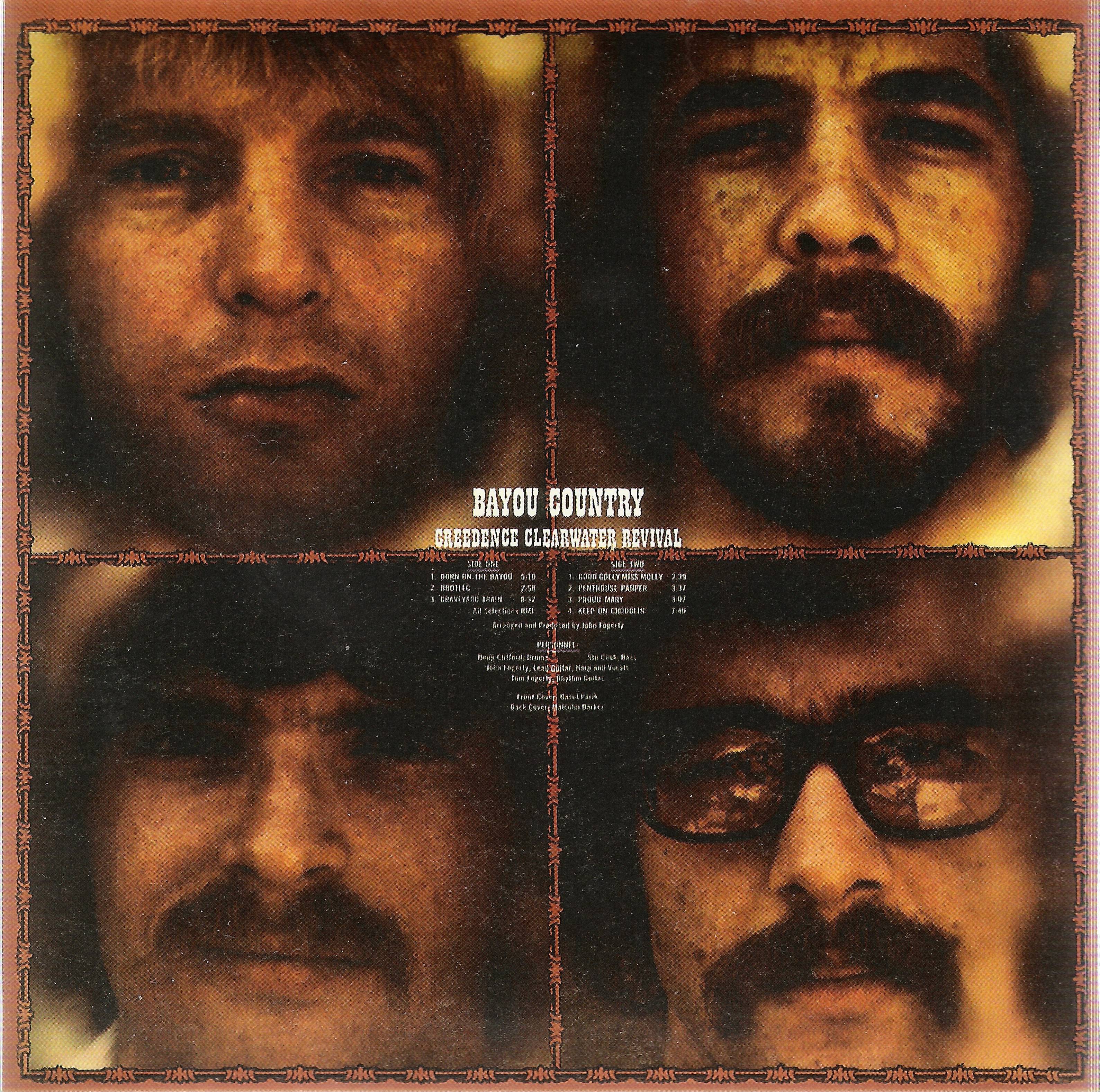 Creedence Clearwater Revival 40th Anniversary Box Bayou Country : Back